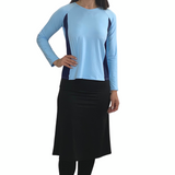 Modest Swim/Sport Skirt with Attached Long Leggings