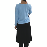Women's Ultra-Light Sun Protection Swim Top | Long Sleeve Color Block Design
