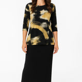 Abstract Style Tunic & Skirt Set