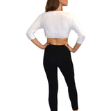 Comfortable Medium Weight Full Length Cotton Spandex Jersey Leggings