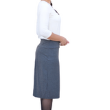 Cotton Spandex Pencil Skirt - Classic Modest Fit
