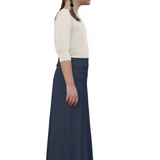 Girls' Flowing A-Line Maxi Skirt - Stretch Comfort Waistband