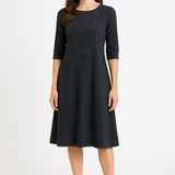 Classic Knee Length A-Line T-Shirt Dress