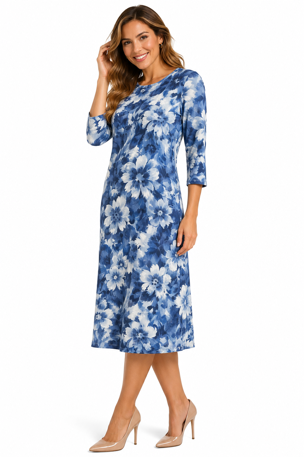T-Shirt Dress - Comfortable A-Line Silhouette