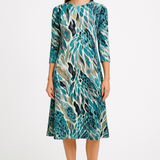 Past The Knee T-Shirt Dress - Comfortable A-Line Silhouette