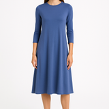 Past The Knee T-Shirt Dress - Comfortable A-Line Silhouette