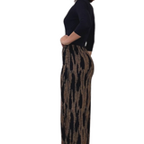 Long Printed Stretch Maxi Pencil Skirt