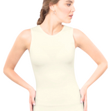Premium Sleeveless Layering Tank Top with Full Shoulder Coverage