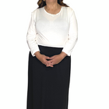 Plus Size Silky Maxi Length Stretch Pencil Skirt