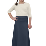 Girls' Flowing A-Line Maxi Skirt - Stretch Comfort Waistband