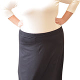 Plus Size Modest Swim and Sports Midi Skirt with Attached Leggings - UPF 50 Protection