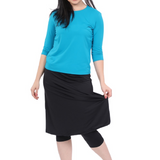 Swim and Sport Skirt with Attached Leggings - Mid-Weight Fabric