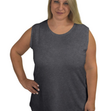 Plus Size Premium Sleeveless Layering Tank Top with Full Shoulder Coverage