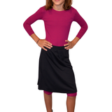 Girls Swim and Sports Skirt with Attached Leggings - UPF 50 Protection