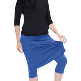 Modest Swim and Sports Midi Skirt with Attached Leggings - UPF 50 Protection