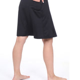 Knee-Length Swim/Sport Skirt with Attached Shorts, Pocket and UPF 50+ Protection