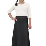 Girls' Flowing A-Line Maxi Skirt - Stretch Comfort Waistband