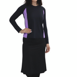 Modest Swim/Sport Skirt with Attached Long Leggings