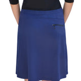 Knee-Length Swim/Sport Skirt with Attached Shorts, Pocket and UPF 50+ Protection