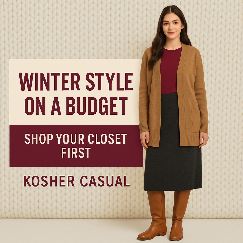 Winter Style on a Budget: Build Warm, Modest Outfits with Pieces You Already Own