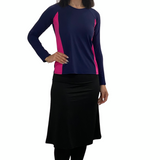 Modest Swim/Sport Skirt with Attached Long Leggings