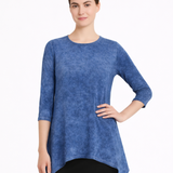 Modest Handkerchief Tunic Top - 3/4 Sleeve Comfort Flow Design -Summer 2026