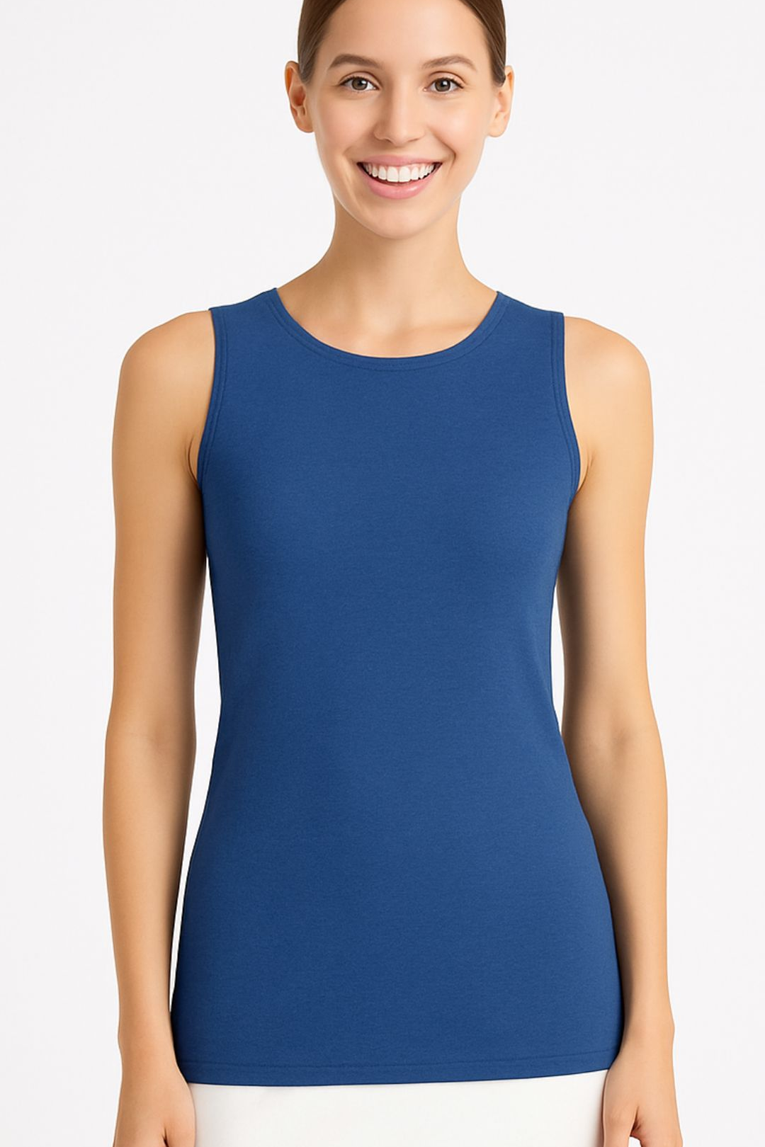 Premium Sleeveless Layering Tank Top with Full Shoulder Coverage
