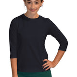 Essential Cotton T-Shirt - 3/4 Sleeve Modest Top