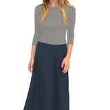 Maxi Skirt for Womens Flowing A-line