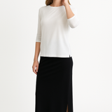 Long Super Stretchy Fitted Maxi Skirt with Side Slits