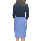 Super Soft Ribbed Knit- Knee Length Pencil Skirt