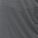 Modest Midi Pencil Skirt Below the Knee with Elastic Waist - Striped Pattern