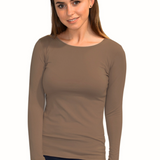 Essential Round-Neck Layering Top - Long Sleeve