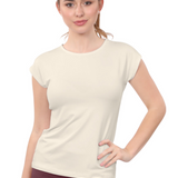 Cap Sleeve Layering Tee for Women