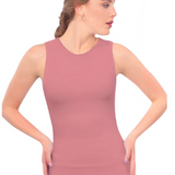 Premium Sleeveless Shell Top with Full Shoulder Coverage - Layering Tank Top