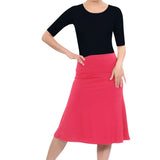 Knee Length A-Line Skirt for Women