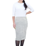 Longer 26" Cotton Spandex Pencil Skirt - Classic Modest Fit