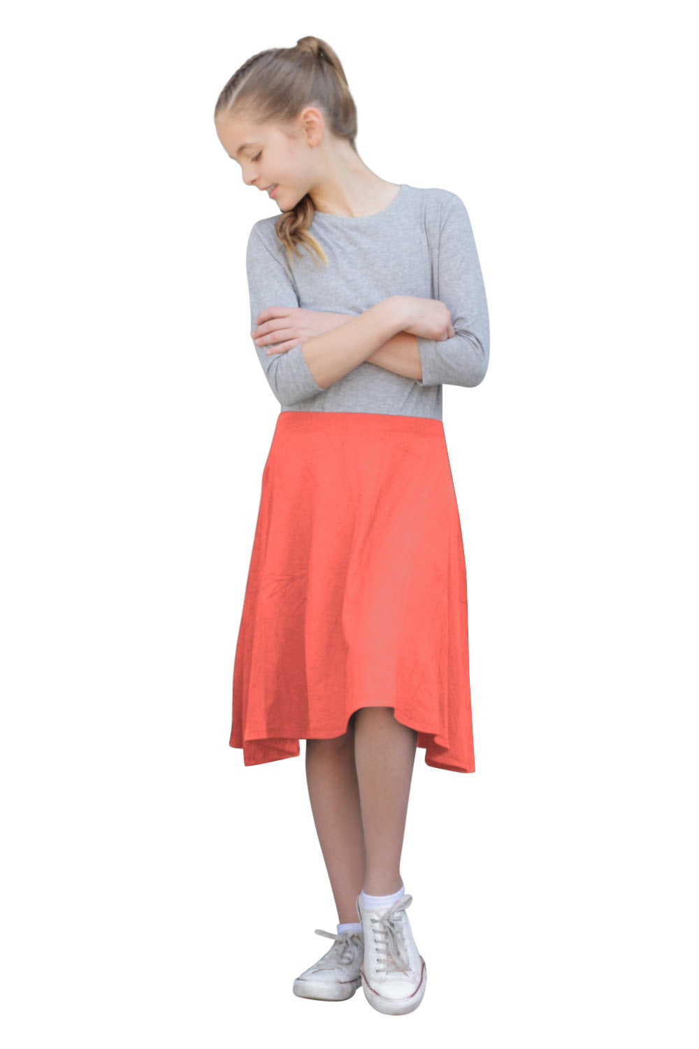 Girls' Twirl Skater Skirt - Knee Length