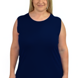 Premium Sleeveless Shell Top with Full Shoulder Coverage - Layering Tank Top