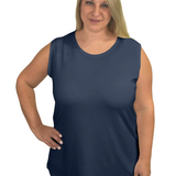 Premium Sleeveless Shell Top with Full Shoulder Coverage - Layering Tank Top