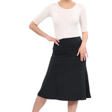 Knee Length A-Line Skirt for Women