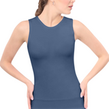 Premium Sleeveless Shell Top with Full Shoulder Coverage - Layering Tank Top