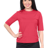 Modest Elbow Sleeve Swim & Running/Exercise Shirt - UV 50 Protection