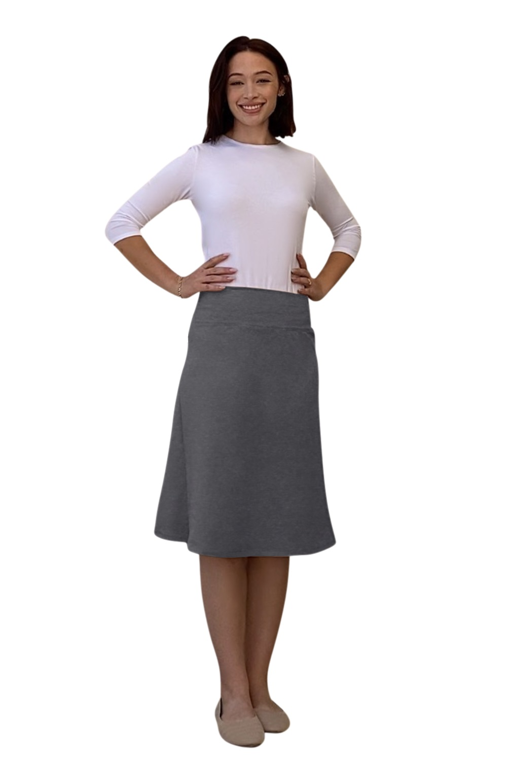 Sports Skirt Slight A Line Cotton Spandex for Women