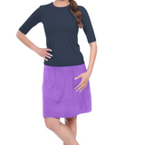 Athletic Sports Skirt / Swim Skirt With Spandex Shorts For Women