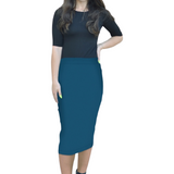 Mid-Calf Pencil Skirt - Versatile Classic