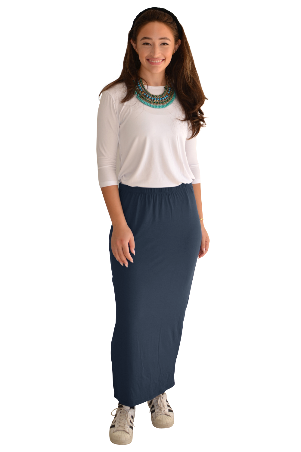 Long Super Stretchy Maxi Skirt