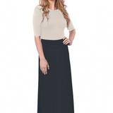 Maxi Skirt for Womens Flowing A-line