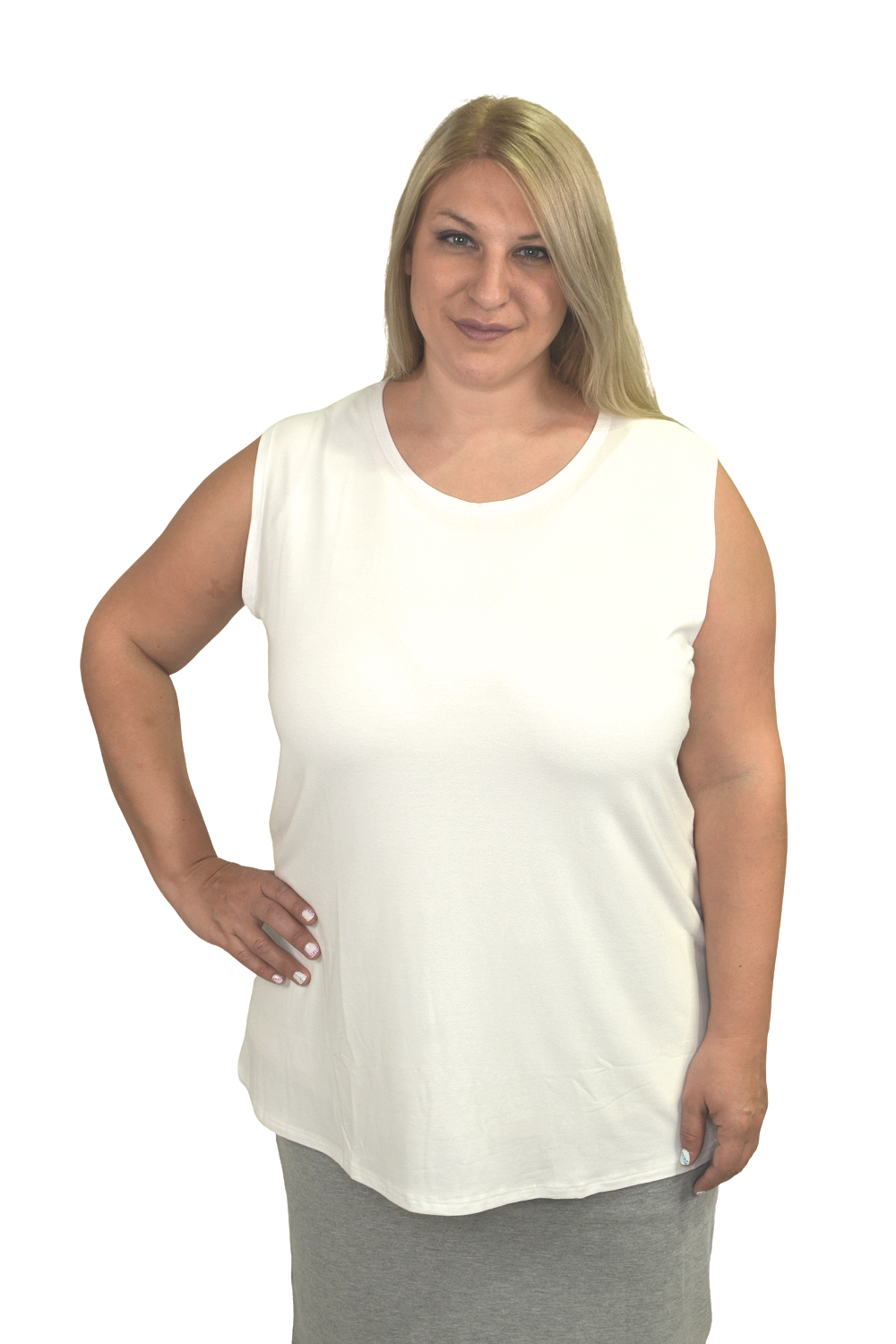 Premium Sleeveless Shell Top with Full Shoulder Coverage - Layering Tank Top