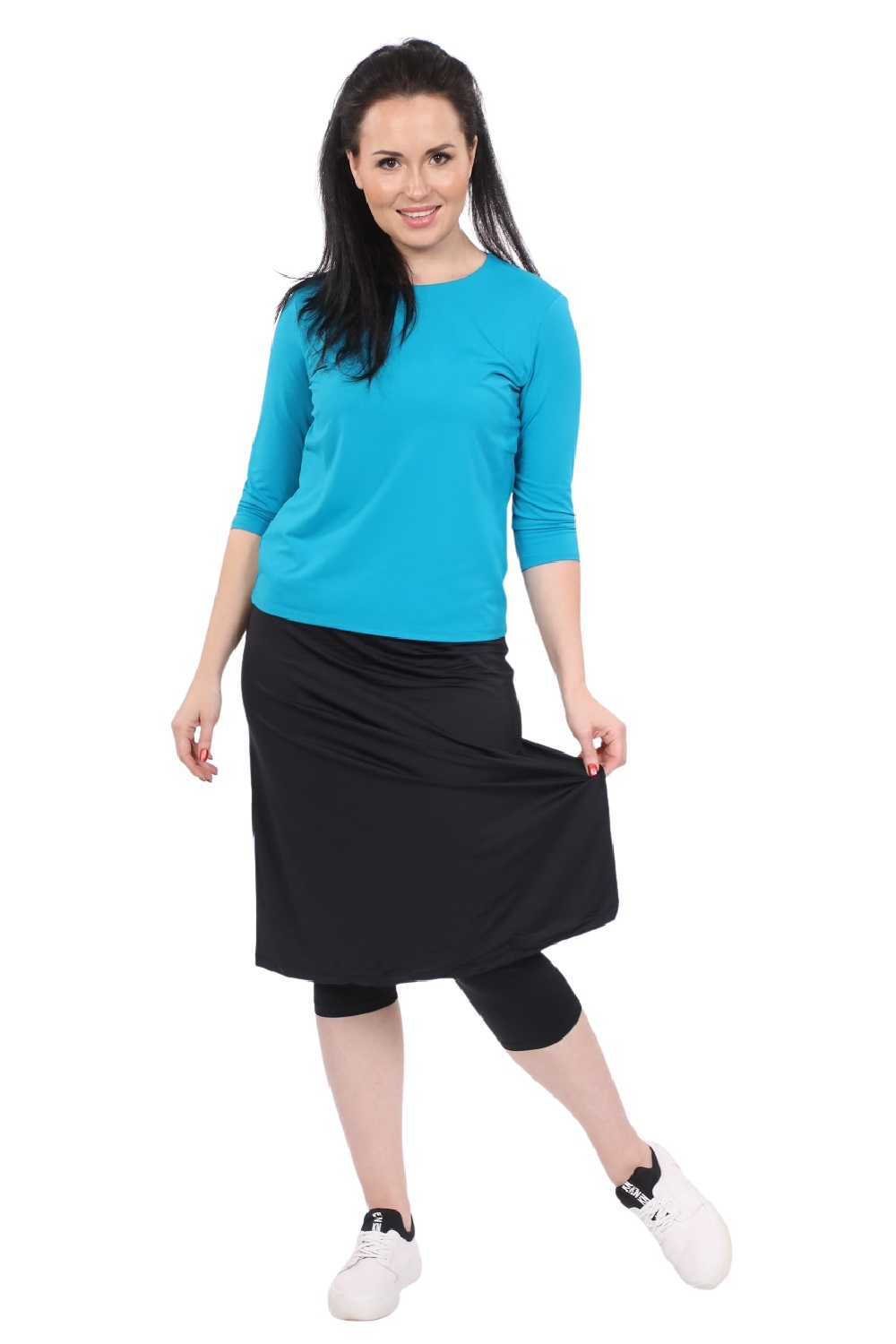 Womens Running or Swimming Skirt With Leggings - Mid-weight Fabric